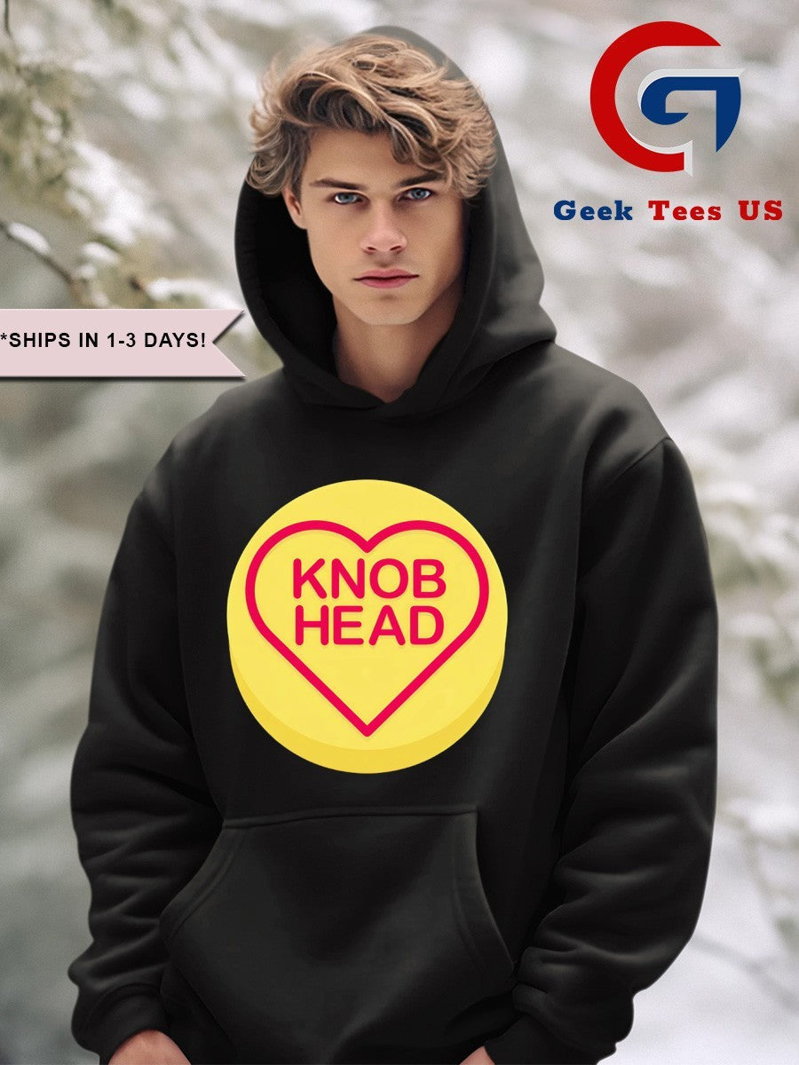 Knob head love hearts shirt