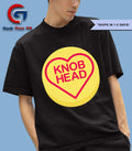 Knob head love hearts shirt
