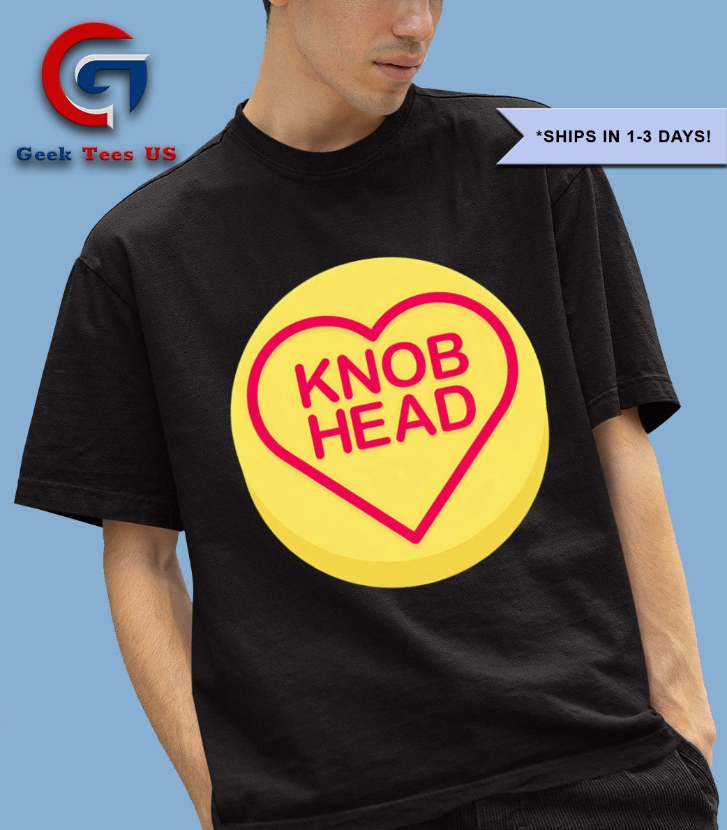 Knob head love hearts shirt