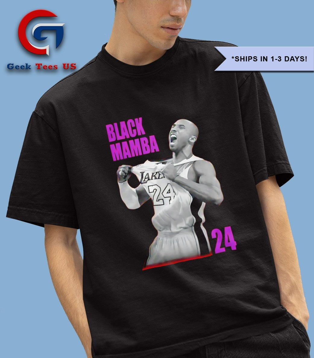 Kobe Bryant Black Mamba Legacy 24 Lakers Basketball shirt