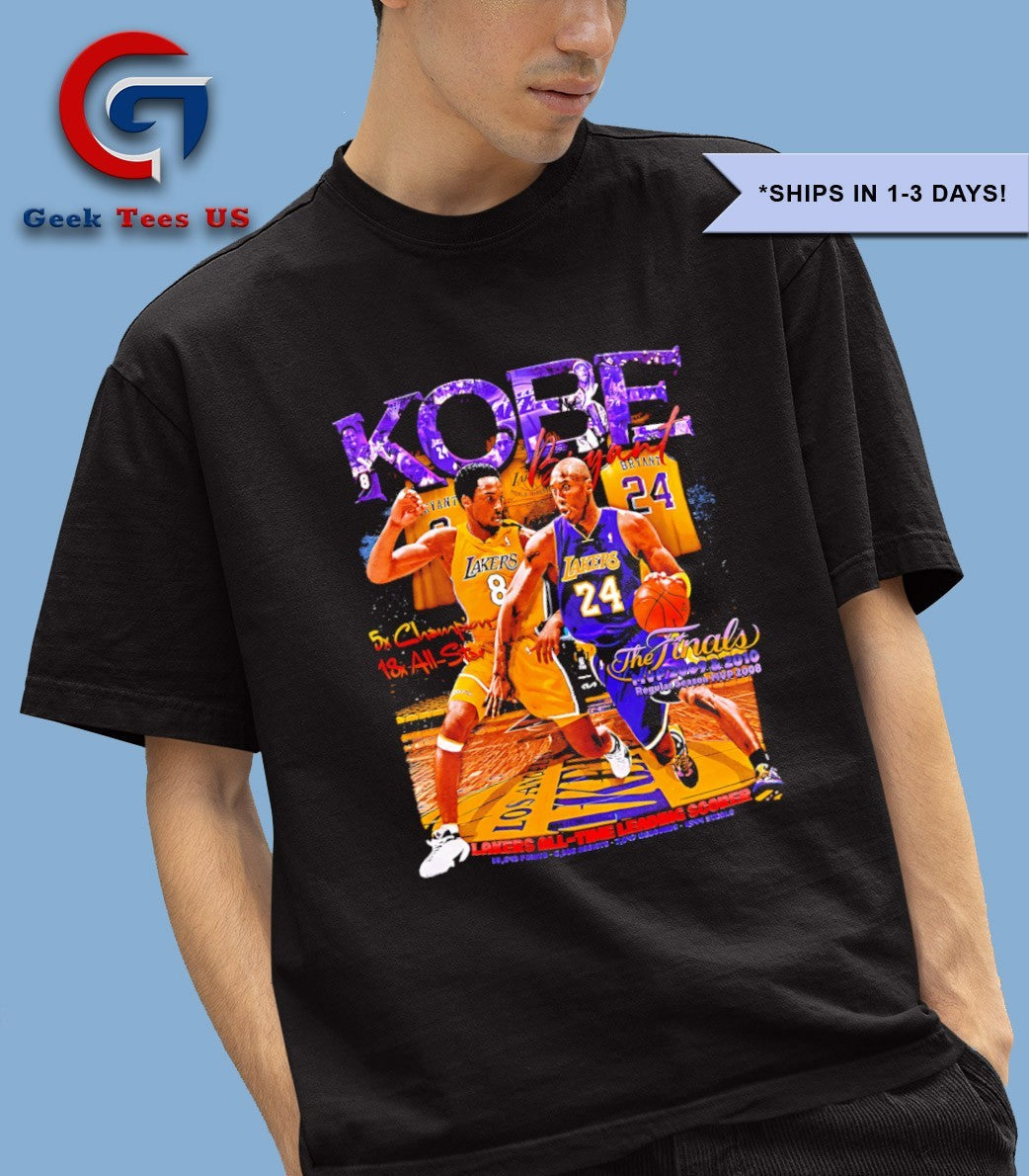 Kobe Bryant Los Angeles Lakers 5X Champion 18X All Star graphic shirt