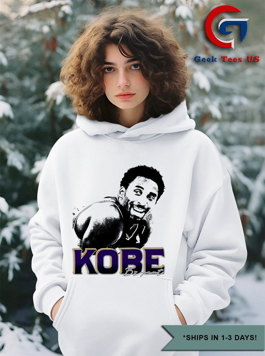Kobe Bryant Los Angeles Lakers portrait signature shirt