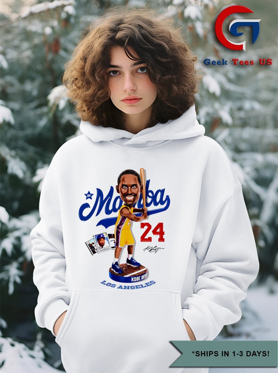 Kobe Bryant Mamba baseball cartoon shirt
