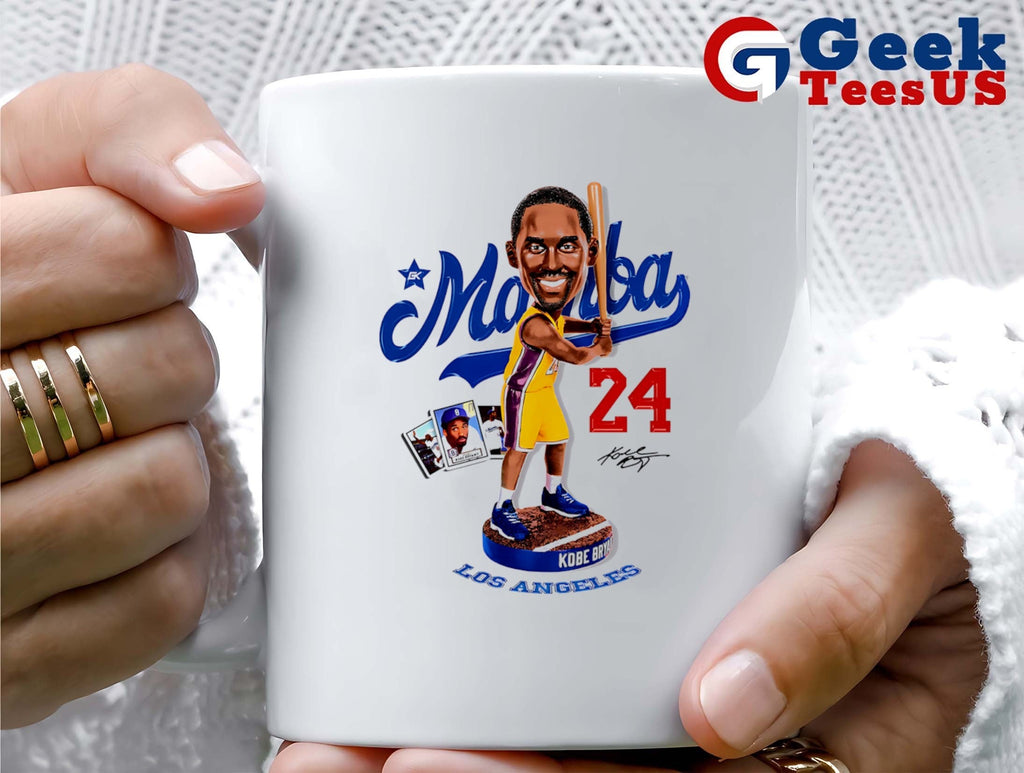 Kobe Bryant Mamba baseball cartoon shirt