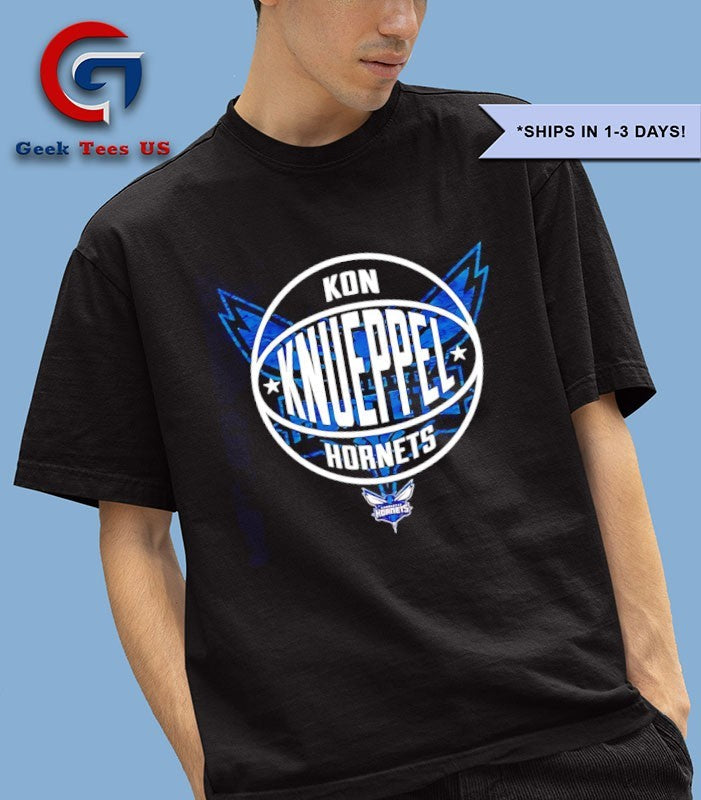 Kon Knueppel Charlotte Hornets Basketball logo shirt
