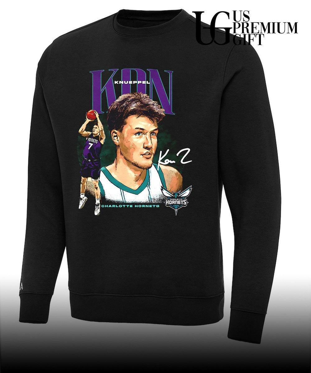 Kon Knueppel Charlotte Hornets NBA 2026 signature graphic shirt