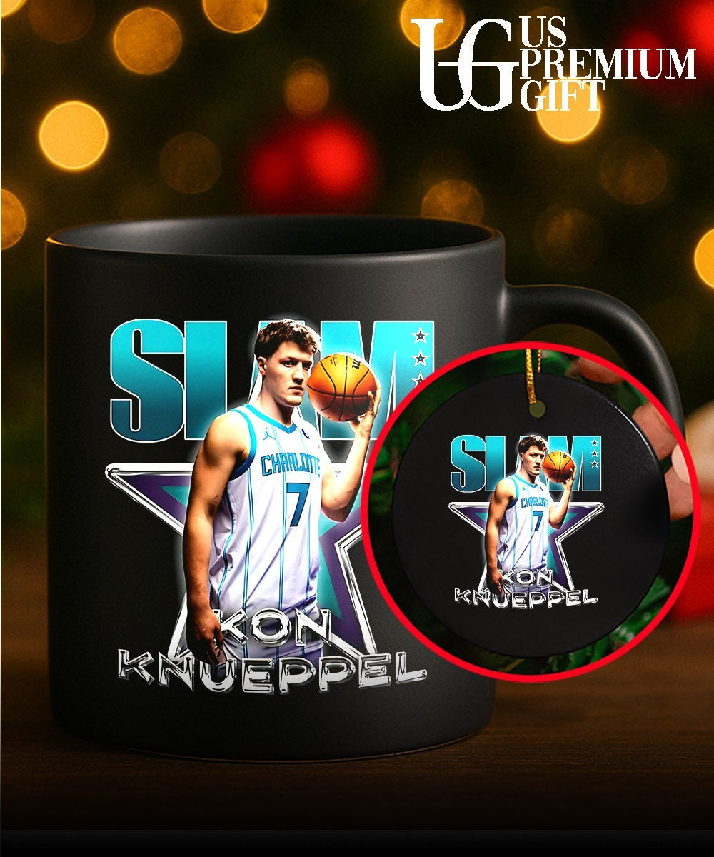 Kon Knueppel Charlotte Hornets basketball Slam shirt