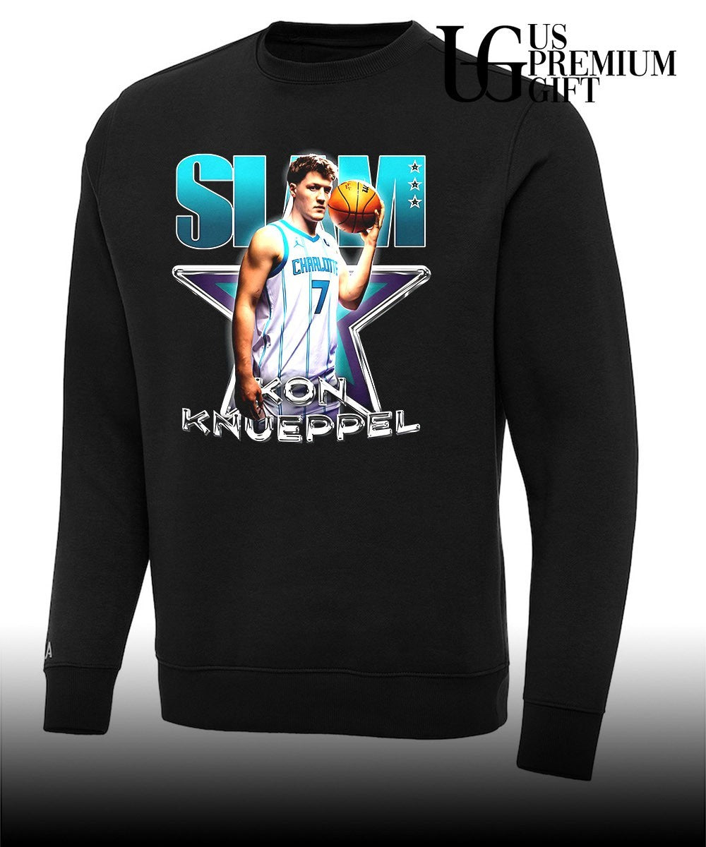 Kon Knueppel Charlotte Hornets basketball Slam shirt