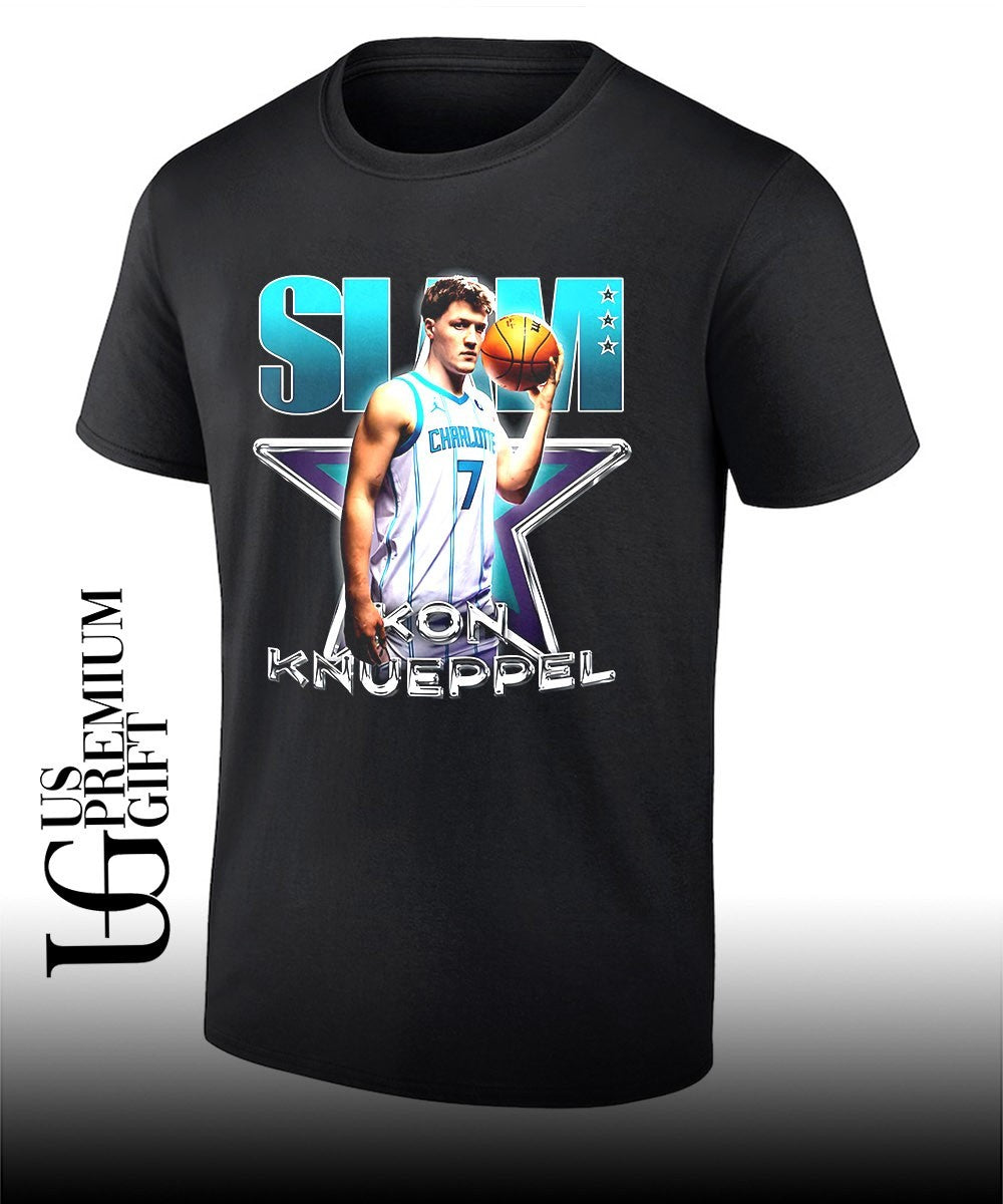 Kon Knueppel Charlotte Hornets basketball Slam shirt