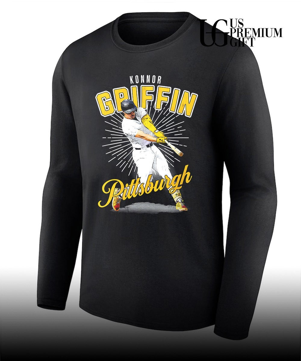 Konnor Griffin Pittsburgh Pirates baseball burst graphic shirt