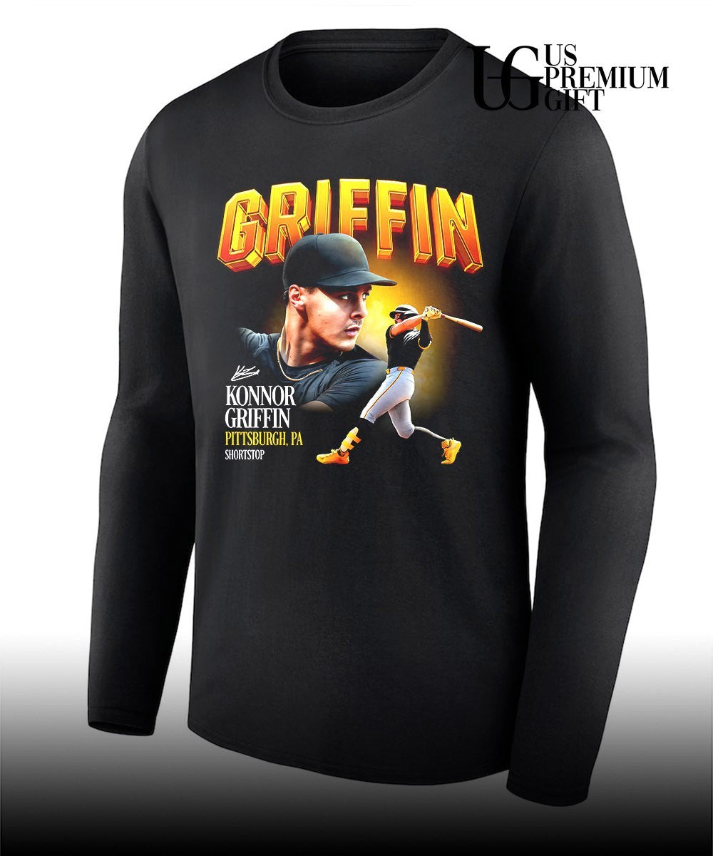 Konnor Griffin Pittsburgh Pirates baseball debut signature shirt
