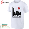 Kovaak’s I Aim to Believe Red Ball Poster shirt