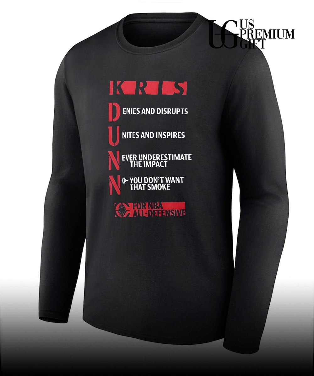 Kris Dunn for NBA All Defensive shirt