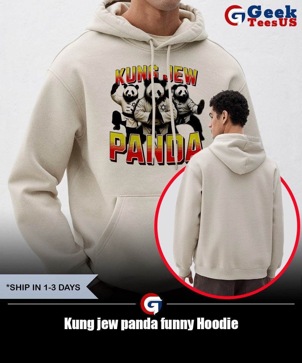Kung jew panda funny shirt