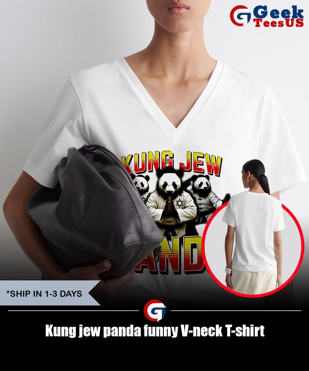 Kung jew panda funny shirt