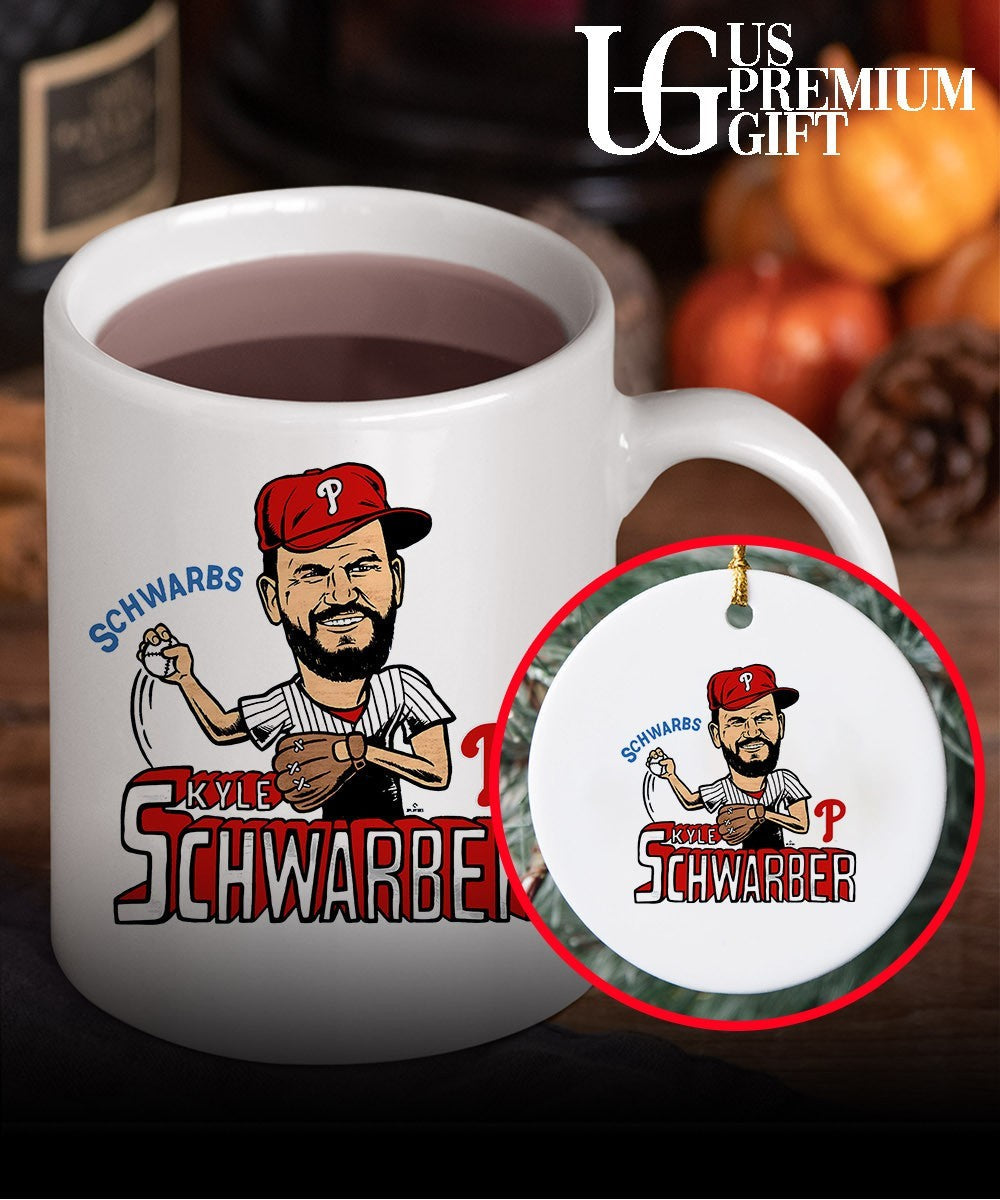 Kyle Schwarber Philadelphia Phillies Schwarbs baseball caricature shirt