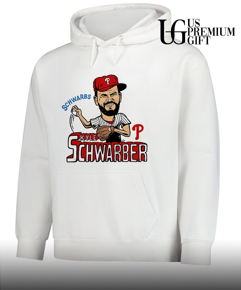Kyle Schwarber Philadelphia Phillies Schwarbs baseball caricature shirt