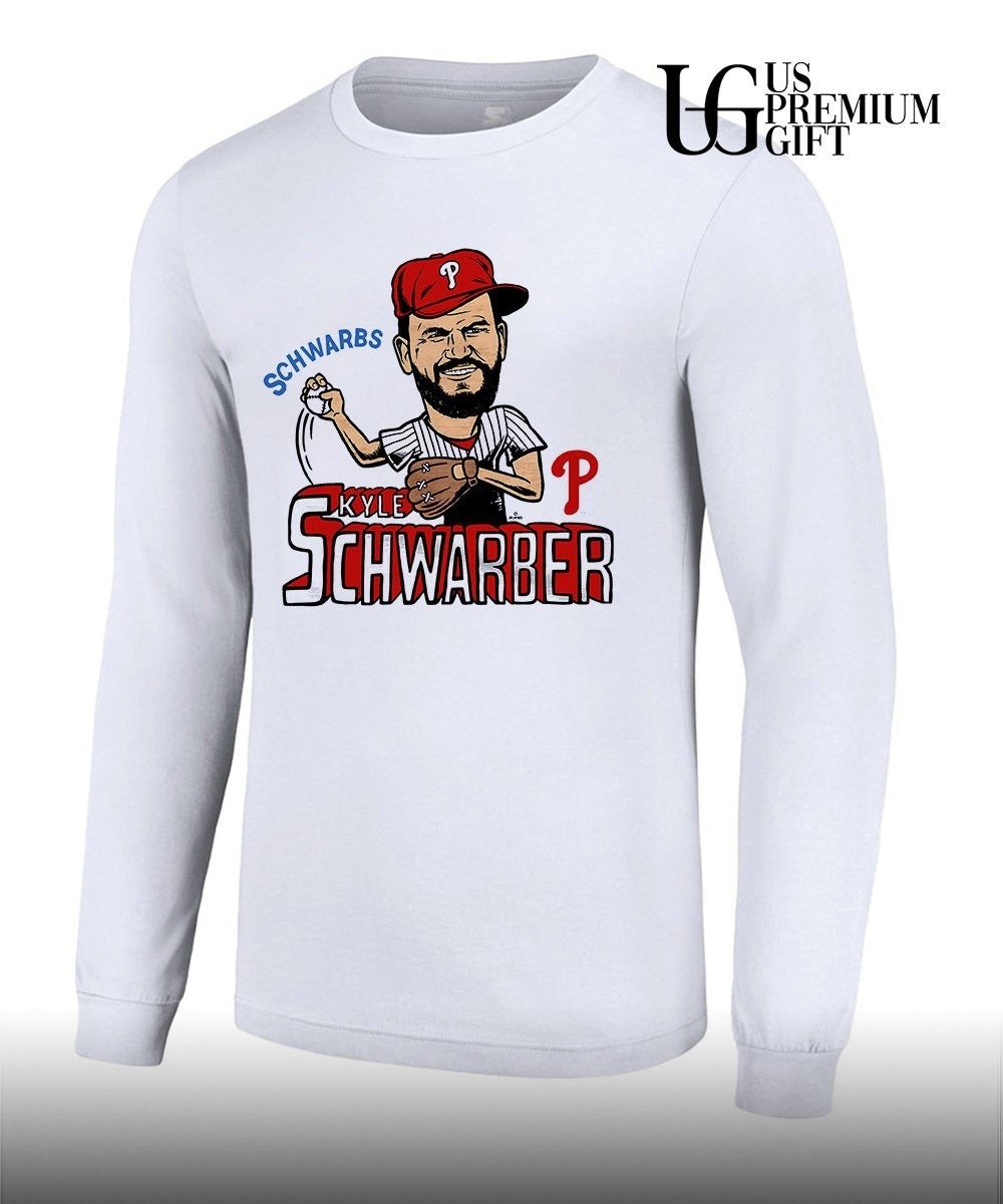 Kyle Schwarber Philadelphia Phillies Schwarbs baseball caricature shirt