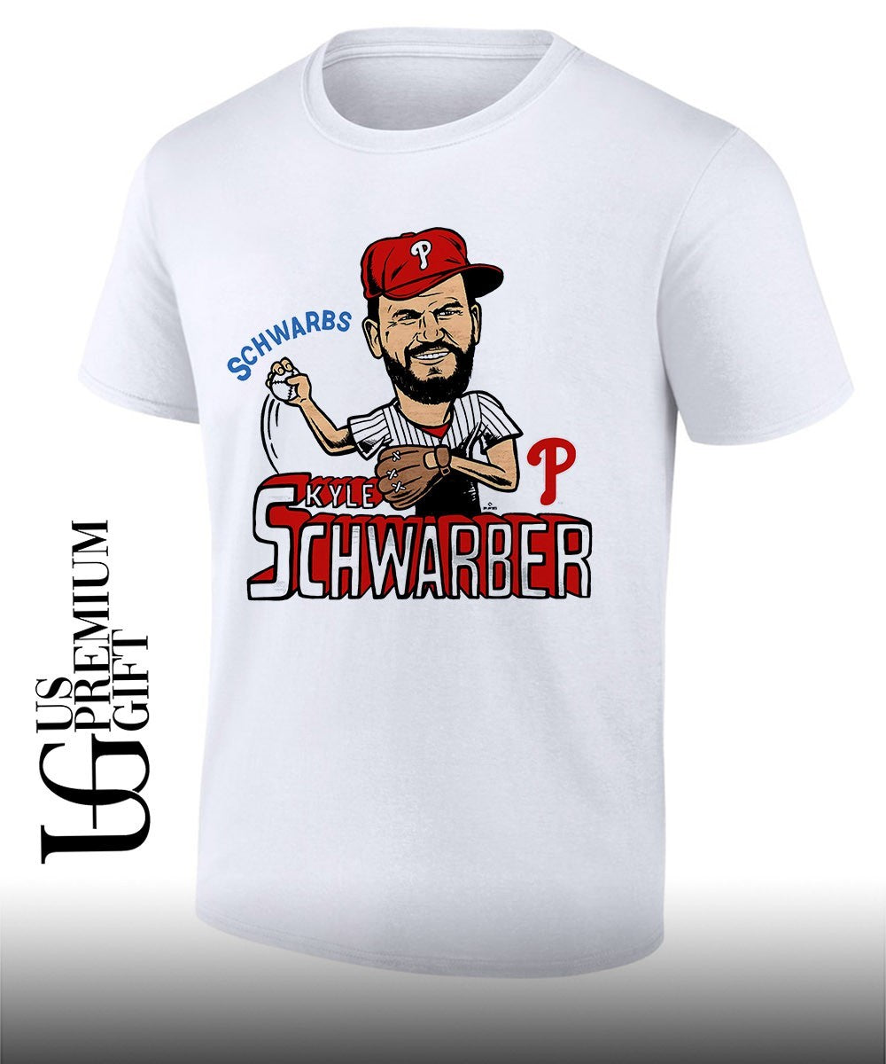 Kyle Schwarber Philadelphia Phillies Schwarbs baseball caricature shirt