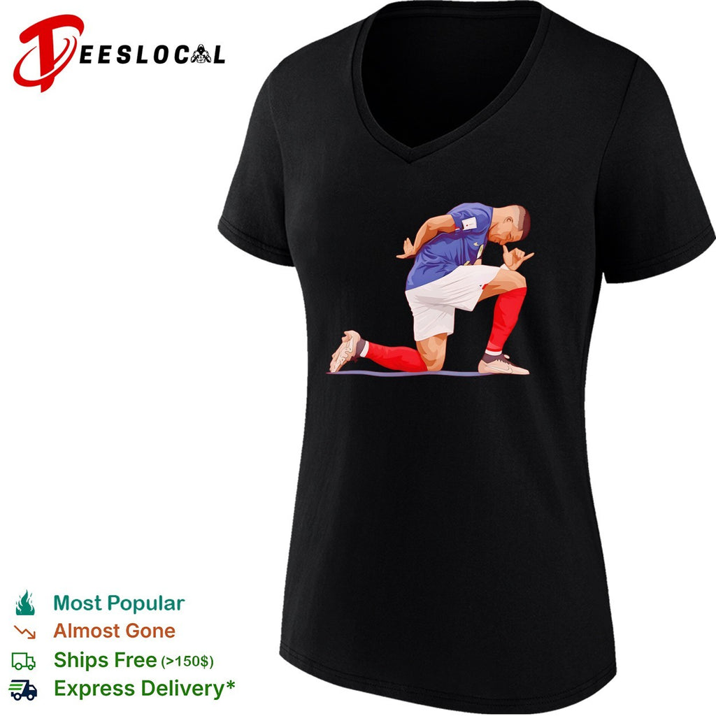 Kylian Mbappe France National Team Celebration shirt