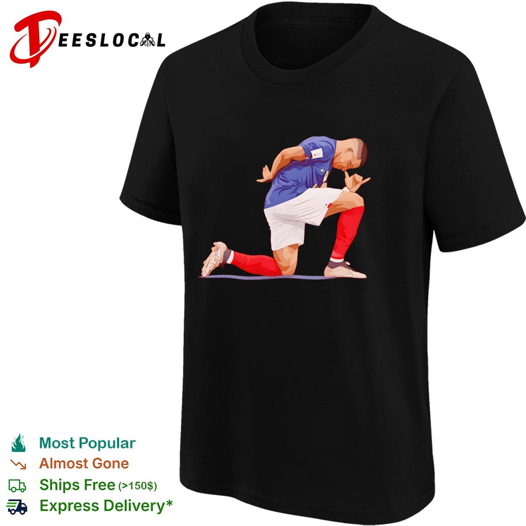 Kylian Mbappe France National Team Celebration shirt