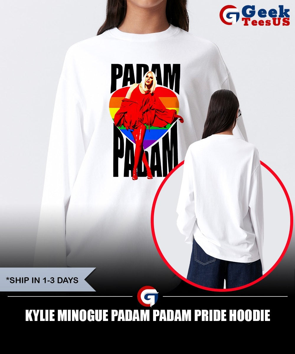 Kylie Minogue Padam Padam Pride shirt
