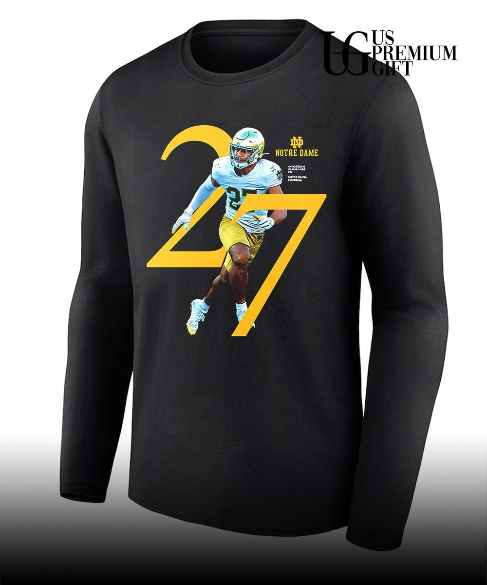 Kyngstonn Viliamu-Asa 27 Notre Dame Fighting Irish football Breakthrough Series NIL shirt