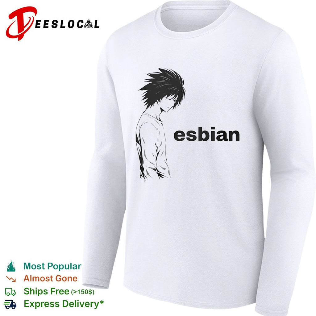 L Death Note Esbian Meme shirt
