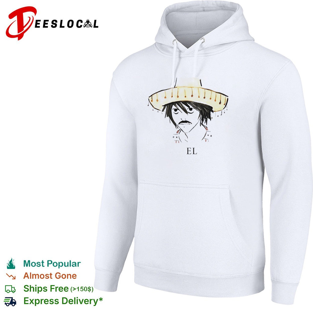 L Lawliet El Sombrero Parody Death Note shirt