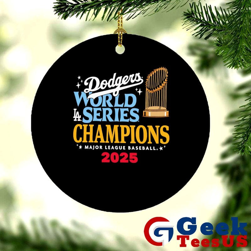 LA Dodgers 2025 World Series Champions Major League Baseball trophy shirt