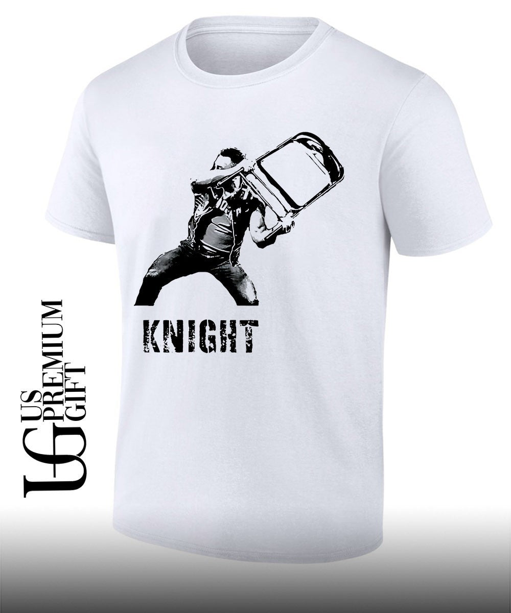LA Knight Holds The Steel Chair shirt