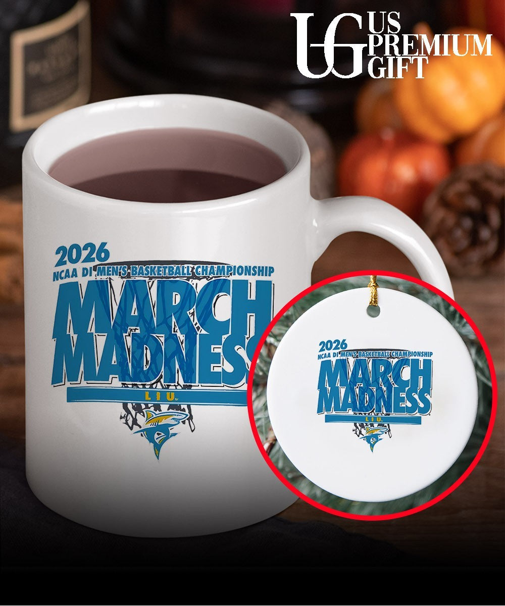 LIU Sharks March Madness NCAA D1 Men’s basketball Championship 2026 shirt