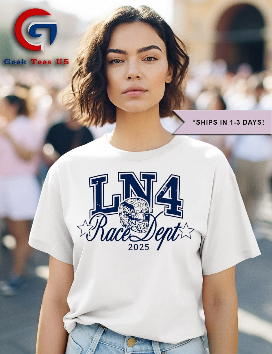 LN4 Race Dept 2025 shirt