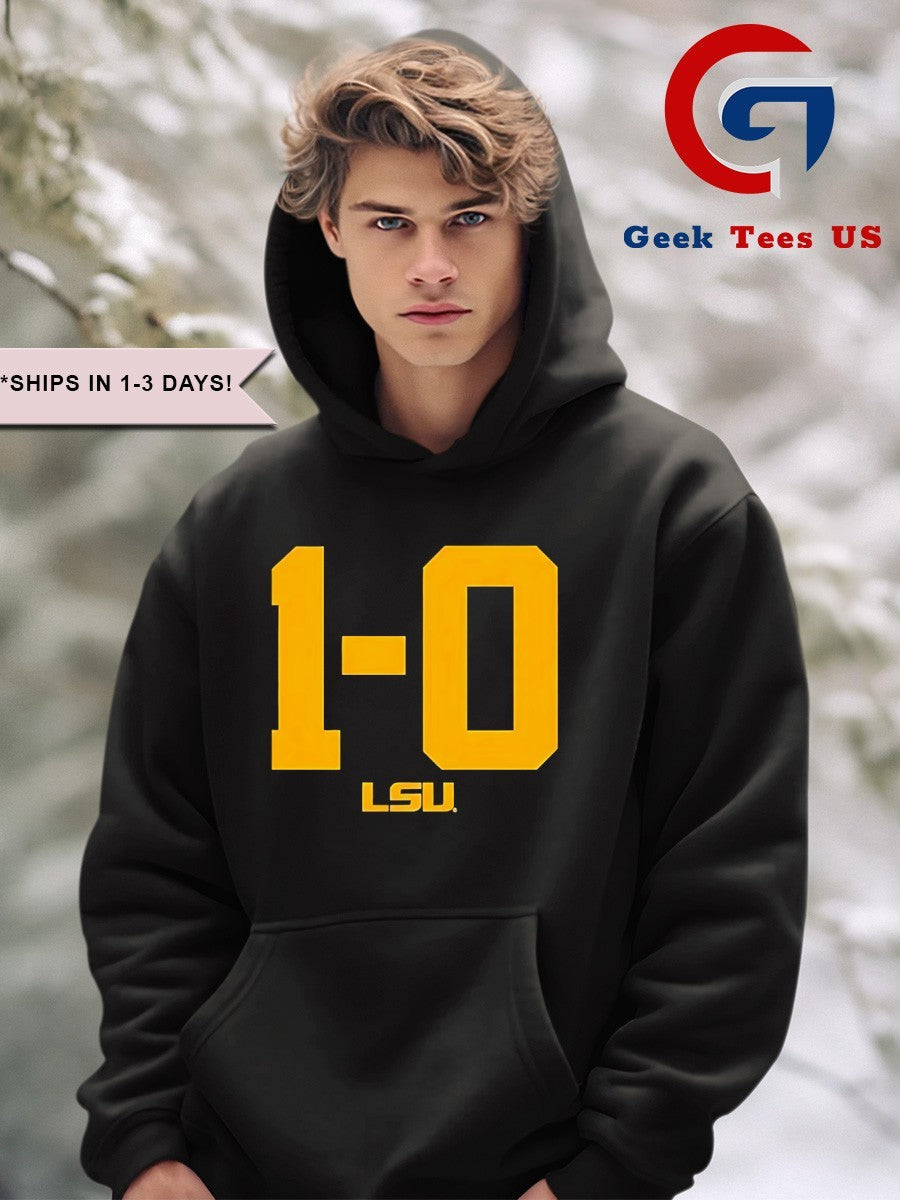 LSU Tiger football 1-0 win shirt