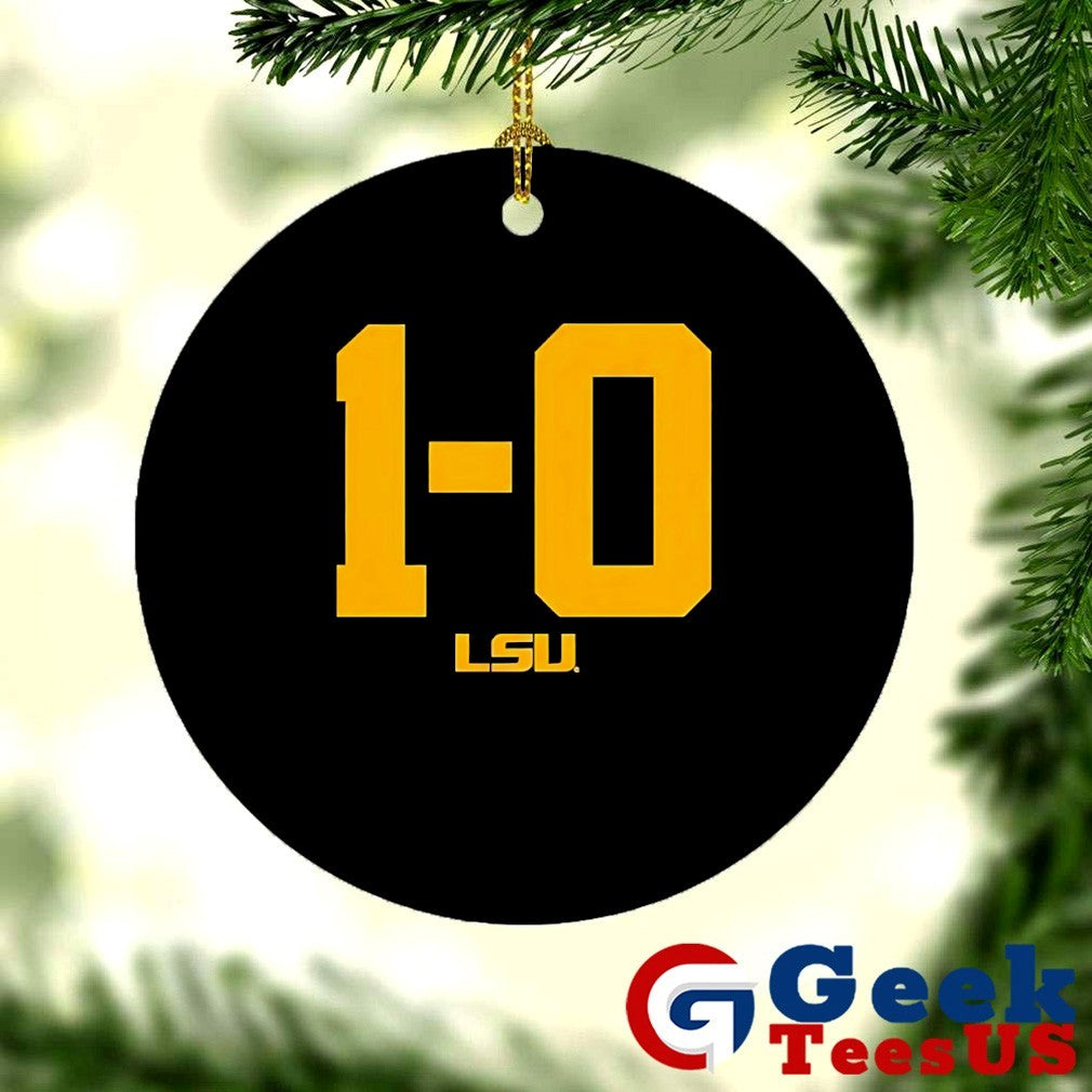 LSU Tiger football 1-0 win shirt