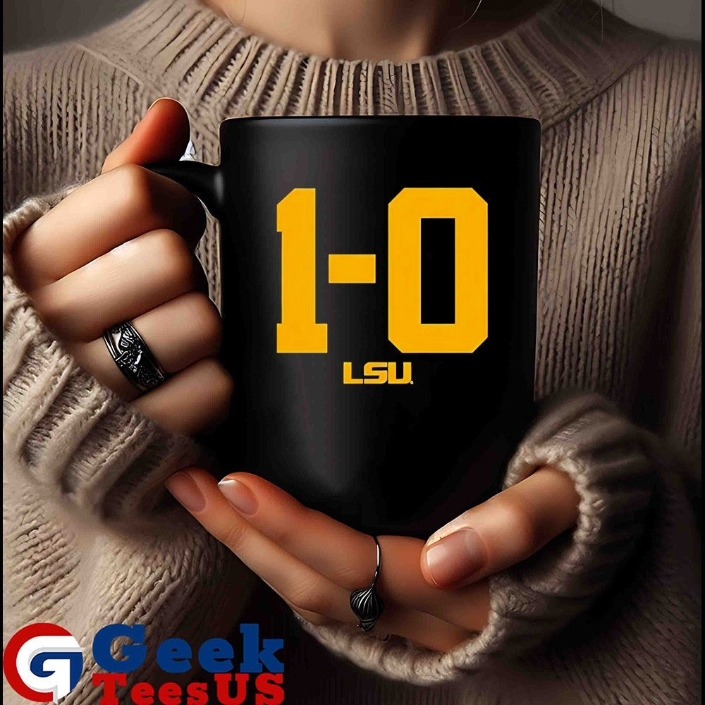 LSU Tiger football 1-0 win shirt