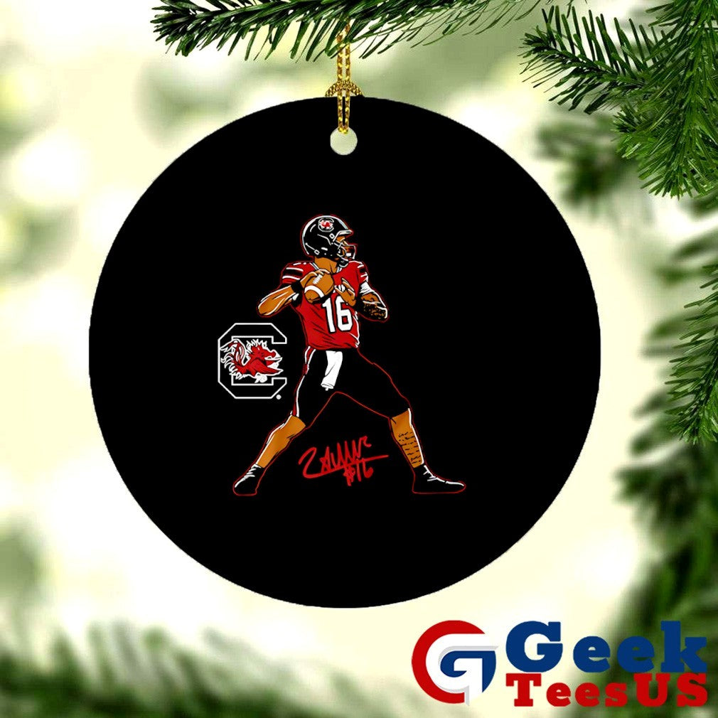 LaNorris Sellers 16 South Carolina Gamecocks football Superstar Pose signature shirt