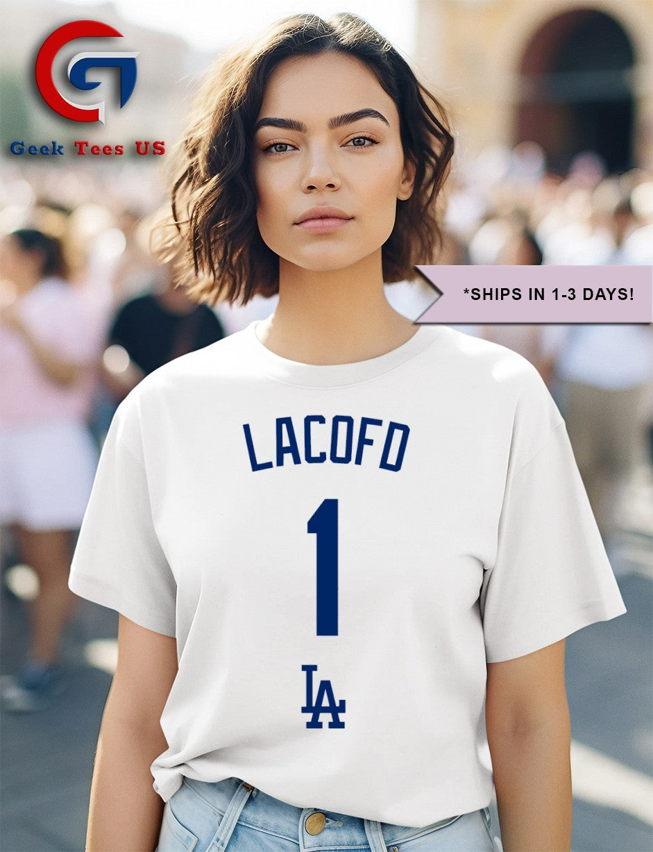 Lacofo 1 Los Angeles Dodgers National League Champions World Series 2025 shirt