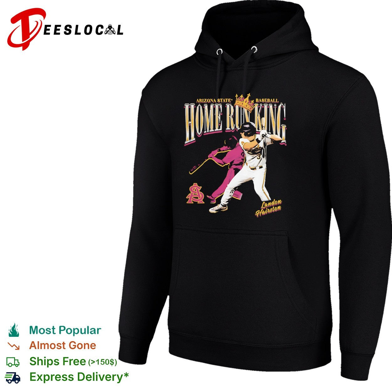 Landon Hairston Arizona State Sun Devils baseball Home Run King shirt