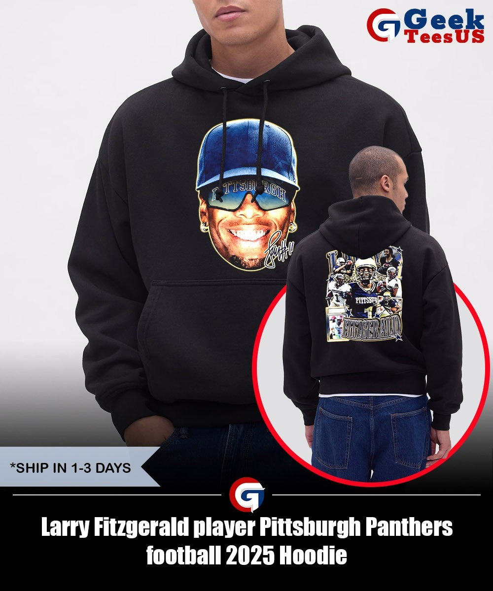 Larry Fitzgerald player Pittsburgh Panthers football 2025 shirt