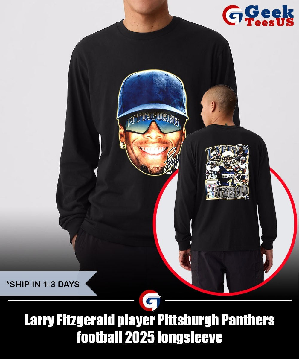 Larry Fitzgerald player Pittsburgh Panthers football 2025 shirt