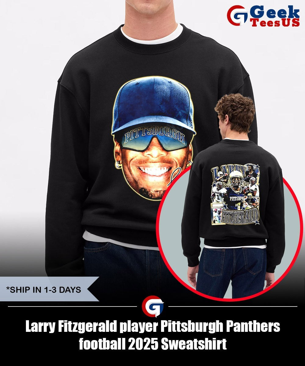 Larry Fitzgerald player Pittsburgh Panthers football 2025 shirt