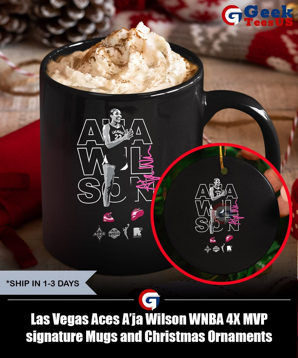 Las Vegas Aces A’ja Wilson WNBA 4X MVP signature shirt