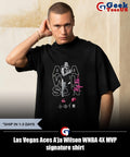 Las Vegas Aces A’ja Wilson WNBA 4X MVP signature shirt
