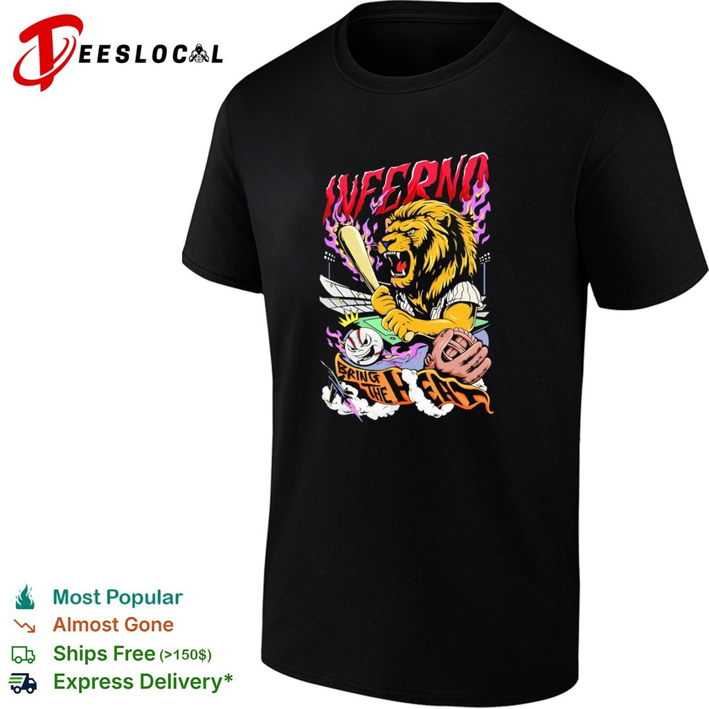 Las Vegas Inferno Bring the Heat Baseball Lion shirt