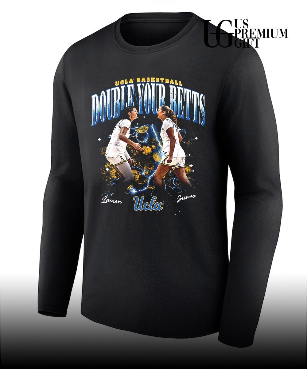 Lauren Betts and Sienna Betts Double Your Betts UCLA basketball shirt