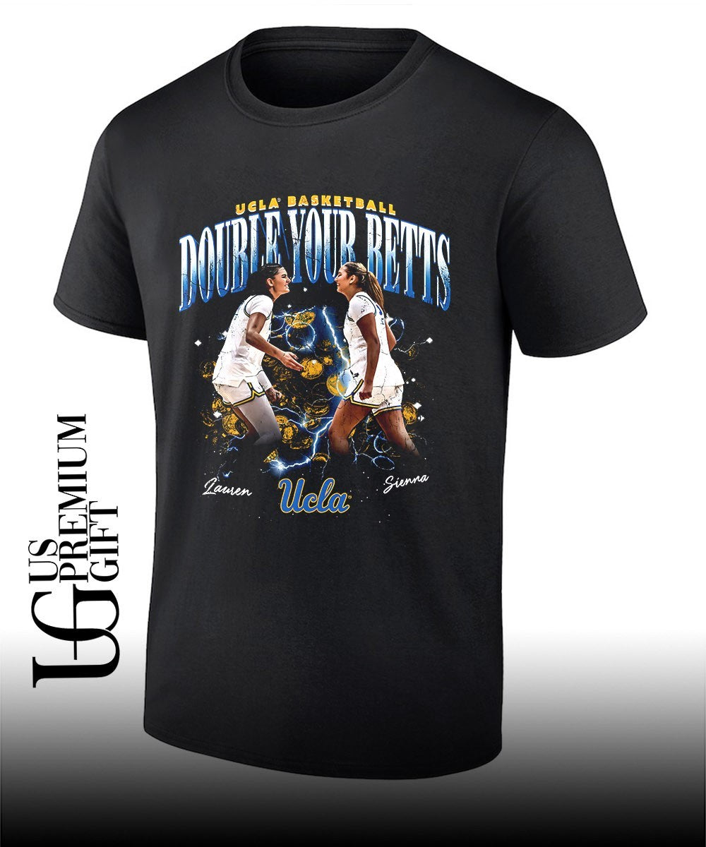 Lauren Betts and Sienna Betts Double Your Betts UCLA basketball shirt