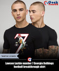 Lawson Luckie number 7 Georgia Bulldogs football breakthrough shirt