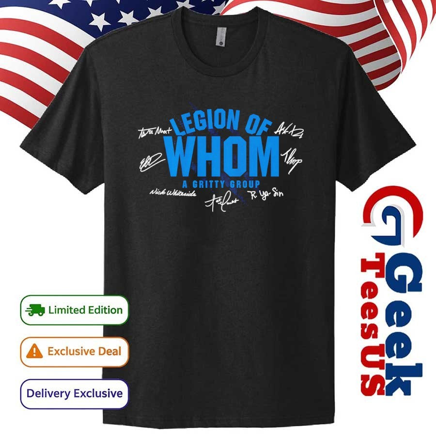 Legion of Whom a Gritty Group Detroit Lions Football signature shirt