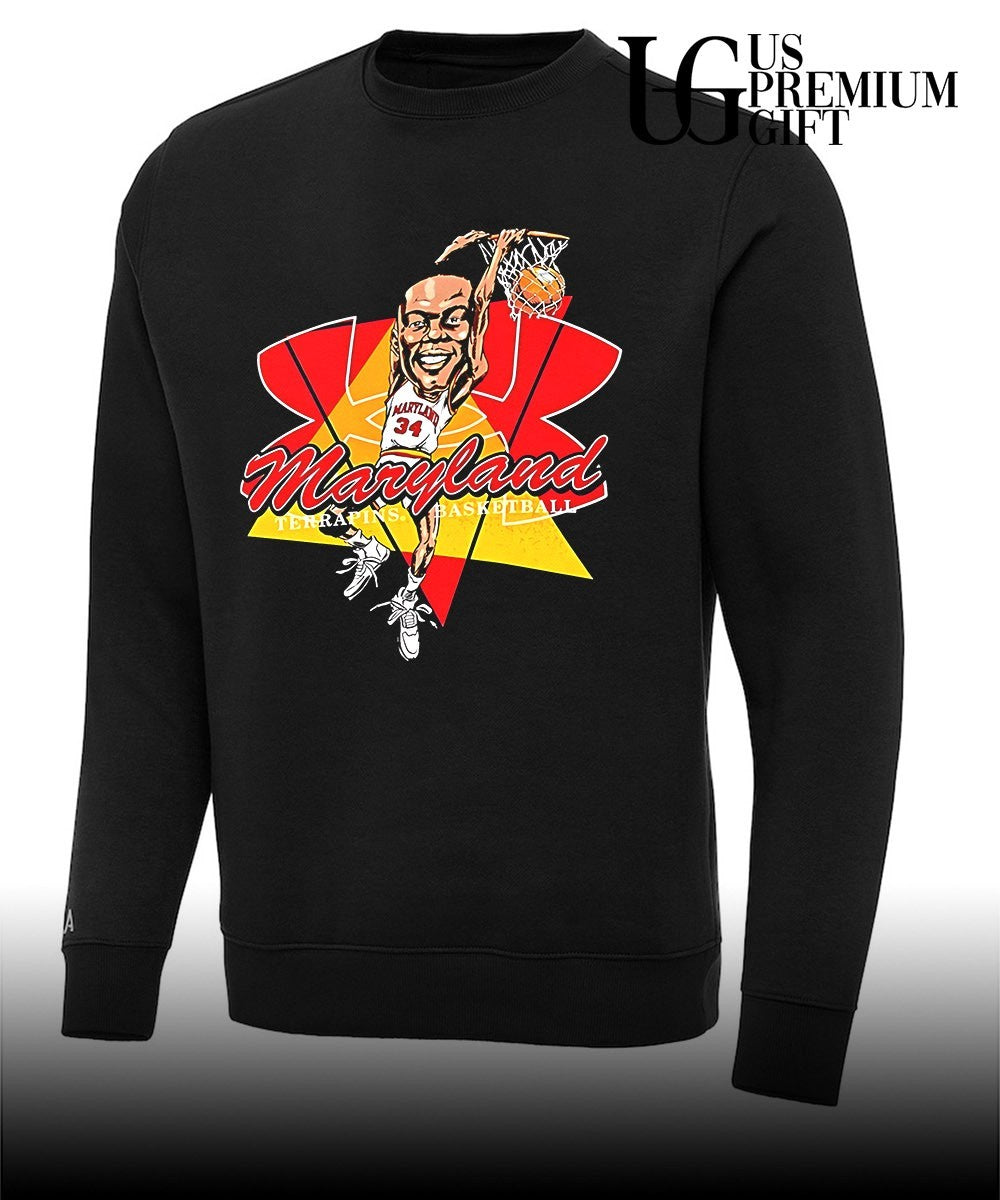 Len Bias Maryland Terrapins Mens Basketball player caricature shirt